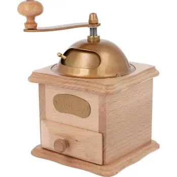 Mlýnek na koření Dřevotéka - Mlýnek na kávu přírodní DRGA0737 18 cm Mlýnek na kávu přírodní DRGA0737 18 cm