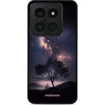 Pouzdro na mobilní telefon Lesklý kryt Mobiwear Glossy - Xiaomi 14 Pro - G005G Strom s galaxií (Prémiové lesklé pouzdro, obal, kryt Mobiwear Glossy na mobil Xiaomi 14 Pro - G005G Strom s galaxií, materiál Plast + TPU silikon - krytí po všech stranách, neošoupatelný potisk, tenké)