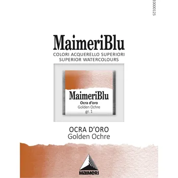 Vodová barva Maimeri Blu Akvarelová barva Golden Ochre 134 1,5 ml 1 ks