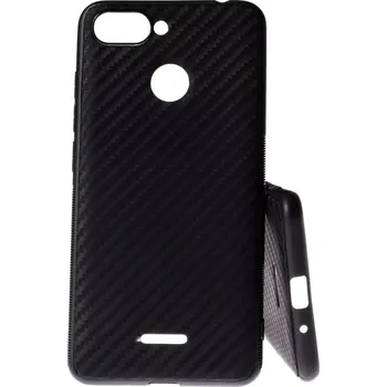 Pouzdro na mobilní telefon Pouzdro Carbon Matt Xiaomi Redmi 6 Černé