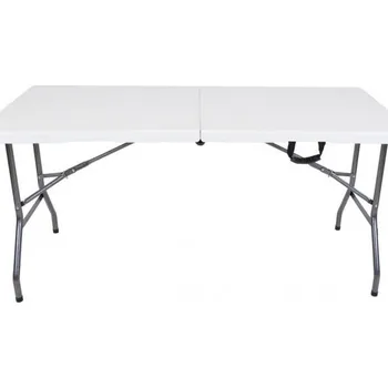 Jídelní stůl Zahradní stůl Catering 152x70cm Bílá