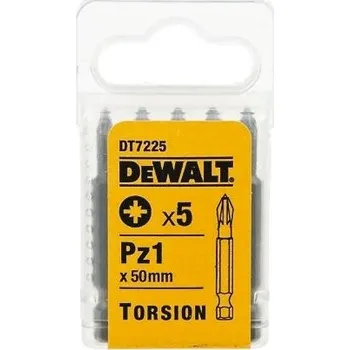 Bit DeWALT DT7225 Torsion bit křížový Pozidriv Pz 1 x 50 mm, 5 ks