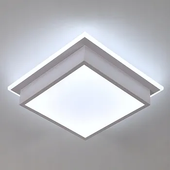 Čtvercová Stropní Svítidlo Tealight 30 x 9,5 cm bílá