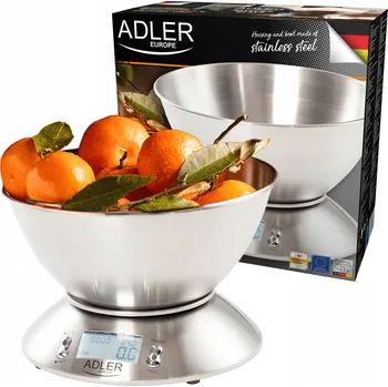 Kuchyňská váha Kuchyňská váha Adler AD 3134 stříbrná/šedá 5 kg