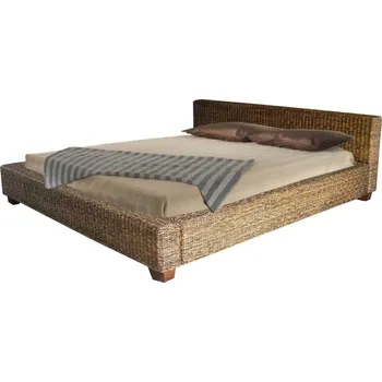 Postel Manželská postel DIMA 200x160 banánové listí SLEVA 5 % | RYCHLÉ DODÁNÍ