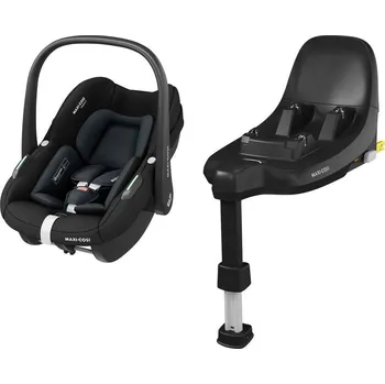 Autosedačka MAXI-COSI sada Pebble S autosedačka Tonal Black + základna FamilyFix S