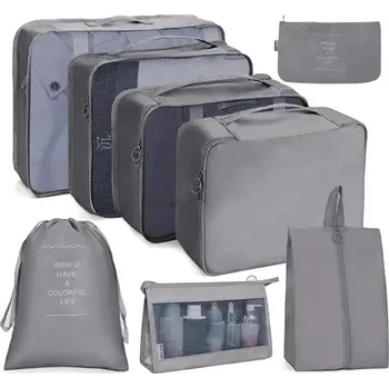 Úložný box APT Velká sada úložných organizérů šedá - 8 ks