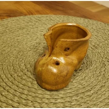 Květináč Keramická bota - malá - dekorace, obal na květináč Motiv: 1