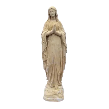 Zahradní dekorace Umělý pískovec Socha Madony z umělého pískovce 66cm