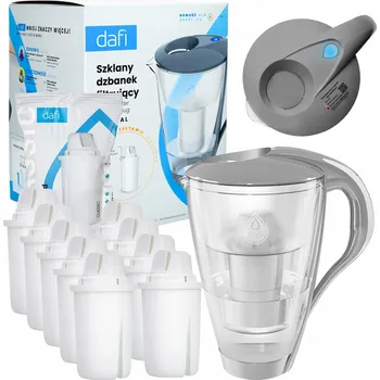 Filtrace vody Filtrační konvice konvice Dafi Crystal LED 2l + 10x filtr Dafi Classic