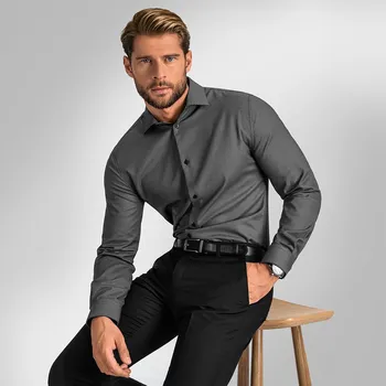 Pánská košile Pánská košile BANDI, model SLIM LAPORTO Basalto