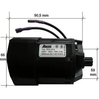 Příslušenství k šicímu stroji Lucznik Motor ASM 22-6