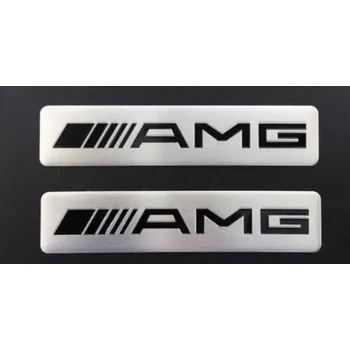 Samolepicí dekorace na vozidlo AMG Sticker Aluminum Stříbrná