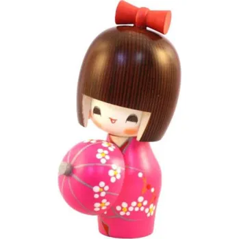 Japonská panenka Kokeshi Haruurara 13,8 cm