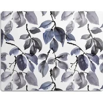 Miska pro psa Podložka do misek pro misky pro kočky Šedé větve 90x60 cm