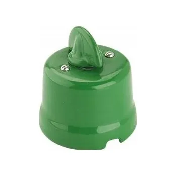 vypínač Jednopólový vypínač Klasik FAI zelený 9007/IR/VE