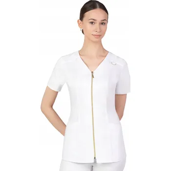 Zdravotnický oděv 44 DÁMSKÁ ZDRAVOTNICKÁ HALENA NA ZIP kosmetická zástěra 379