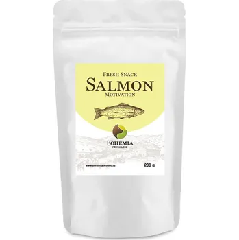 Pamlsek pro psa BOHEMIA FRESH Snack Salmon motivation 200g