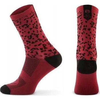 Pánské ponožky Ponožky Accent Freak bordó-černé XL (45-46)