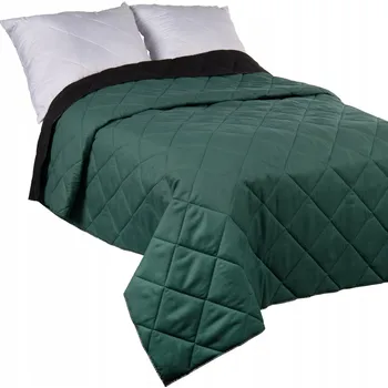 Prostěradlo Narzuta Polskie Tkaniny z mikrovlákna 220 cm x 260 cm černý