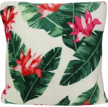 Polštář DEKORAČNÍ POVLEČENÍ NA POLŠTÁŘ 40x40 EXOTICKÉ LISTY PRO DOMOV A ZAHRADU