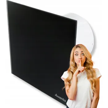 Domácí ventilátor Koupelnový ventilátor Awenta Silent fi 125 Czarny Timer Opóźnienie 125 mm