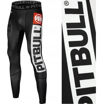 Dámské legíny Legíny dlouhé Pitbull L černé