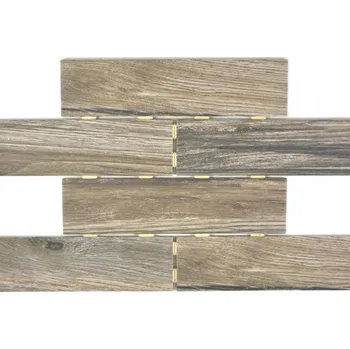 Obklad Keramická mozaika WzorcowniaStudio 25,2 x 36,7 cm, odstíny hnědé a béžové