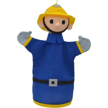 maňásek Maňásek na ruku - Hasič Milan (28 cm)