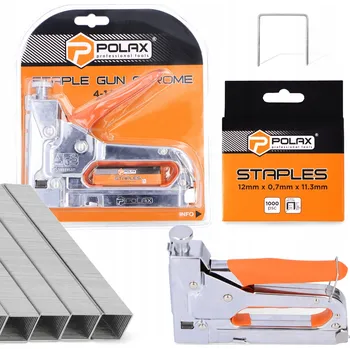 Sponkovačka TAKER Ruční čalounická sponkovačka 4-14 mm UNIVERZÁLNÍ + 1000x Sponky 12mm 53A