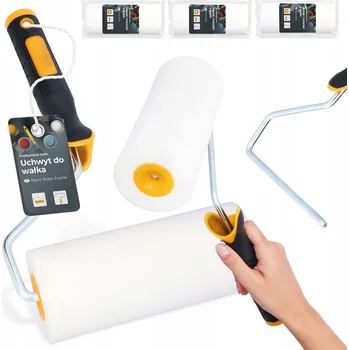 Malířský váleček 3x Váleček malířský pěnový 18 cm pro malování barvou, lakem, houbový S RUKOJETÍ