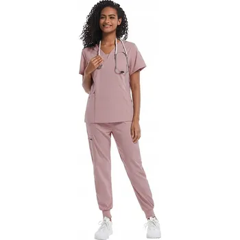 DÁMSKÝ ZDRAVOTNICKÝ KOMPLET SCRUB UNIFORM MODEL HEAL BARVA PINK VEL. XS