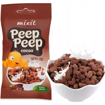 Mixit - Snídaňové cereálie Peep Peep - Kakaové do kapsy 50 g
