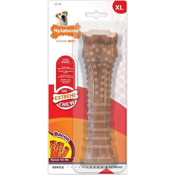 Hračka pro psa Nylabone hračka Extreme kost příchuť slanina XL