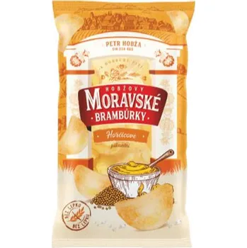 Slaná pochutina Moravské brambůrky Hořčicové