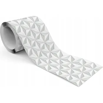 Tapeta Dekorativní Bordura na Tapety Moderní Geometrický Vzor TROJÚHELNÍKY 3D Efekt