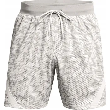 Pánské basketbalové Kraťasy Under Armour Curry Mesh Short bílo-šedé XL
