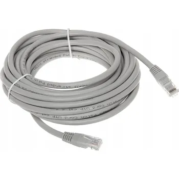 Síťový kabel Patchcord Lexton U/UTP 6 RJ45 / RJ45 5 m šedý
