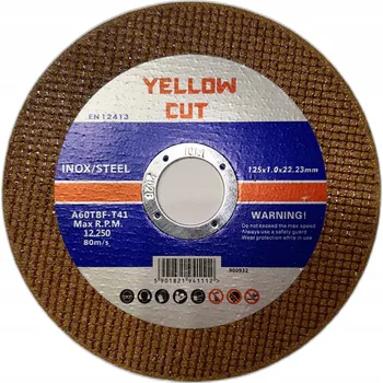 Řezný kotouč Kotouč na řezání oceli Ultra Abrasives 900932 125 x 22,2 mm