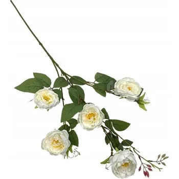 umělá květina Větvička Pivoňka cm bílá
