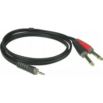 Audio kabel Kabel jack 3,5 mm - jack 6,3 mm Klotz AY5-0300 3 m