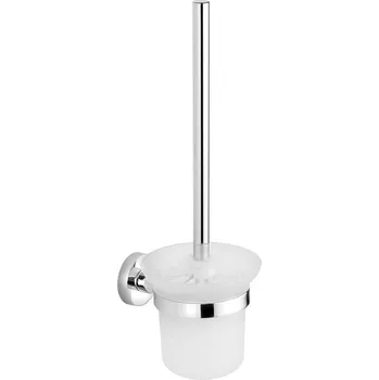 WC štětka AQUALINE Samba SB108 mléčné sklo/chrom