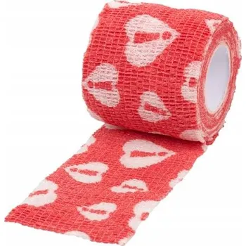 Samolepicí bandáž pro psa kočku Kruuse 7,5 cm x 4,5 m červená