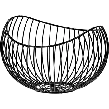 Úložný box Černý kovový košík malý UM0748-M - SLEVA 3% s kodem radost25