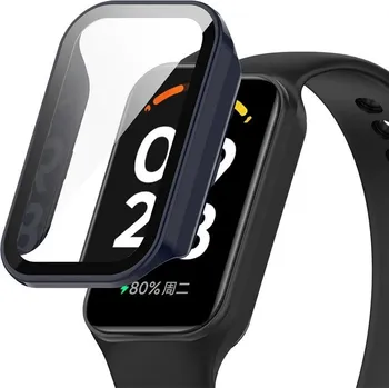Pouzdro na mobilní telefon Pouzdro + Sklo 2v1 pro Xiaomi Redmi Smart Band 2 / Mi Band 8 Active