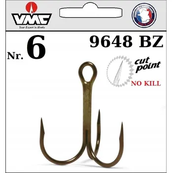 Rybářský háček 10 X HÁČEK BEZ PROTIHROTU VMC 9648 BZ Č..6