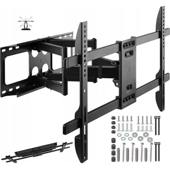 Televizní držák OTOČNÝ DRŽÁK NA ZEĎ PRO TELEVIZORY SAMSUNG DO 85 PALCŮ s nastavením