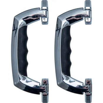 Rukojeť ke Kufru | Držadlo pro Nošení | Plast | 2 Kusy | Chrom