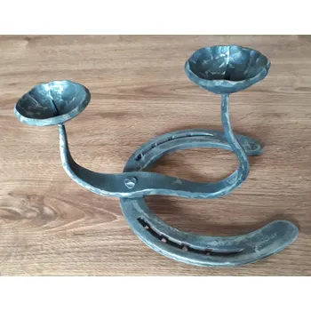 Svícen Kovaný svícen na podkově