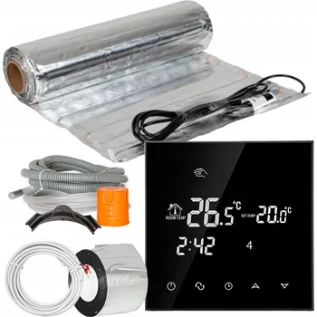 Topná rohož Sada vyhřívací podložka pod panely 1 m2 + termostat TVT 30CS